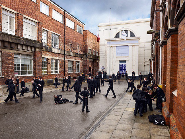 El colegio como ciudad, el patio escolar como plaza