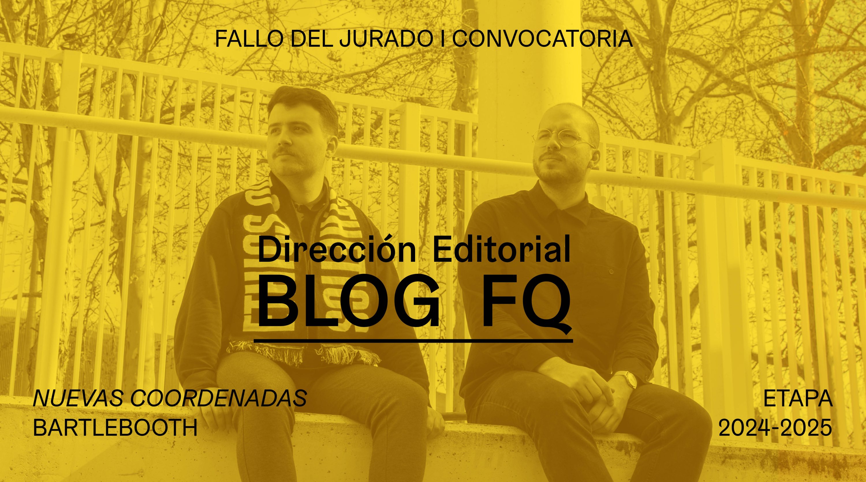 Nueva dirección editorial del Blog FQ para la etapa 2024-2025