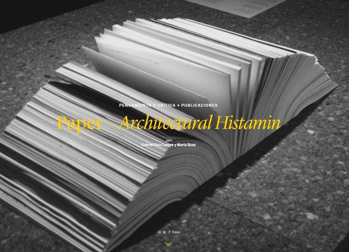 Paper – Architectural Histamin