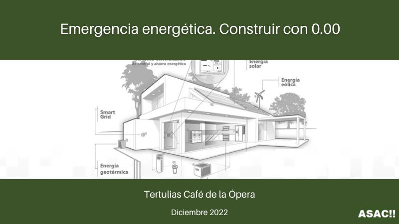 Emergencia energética. Construir con 0.00