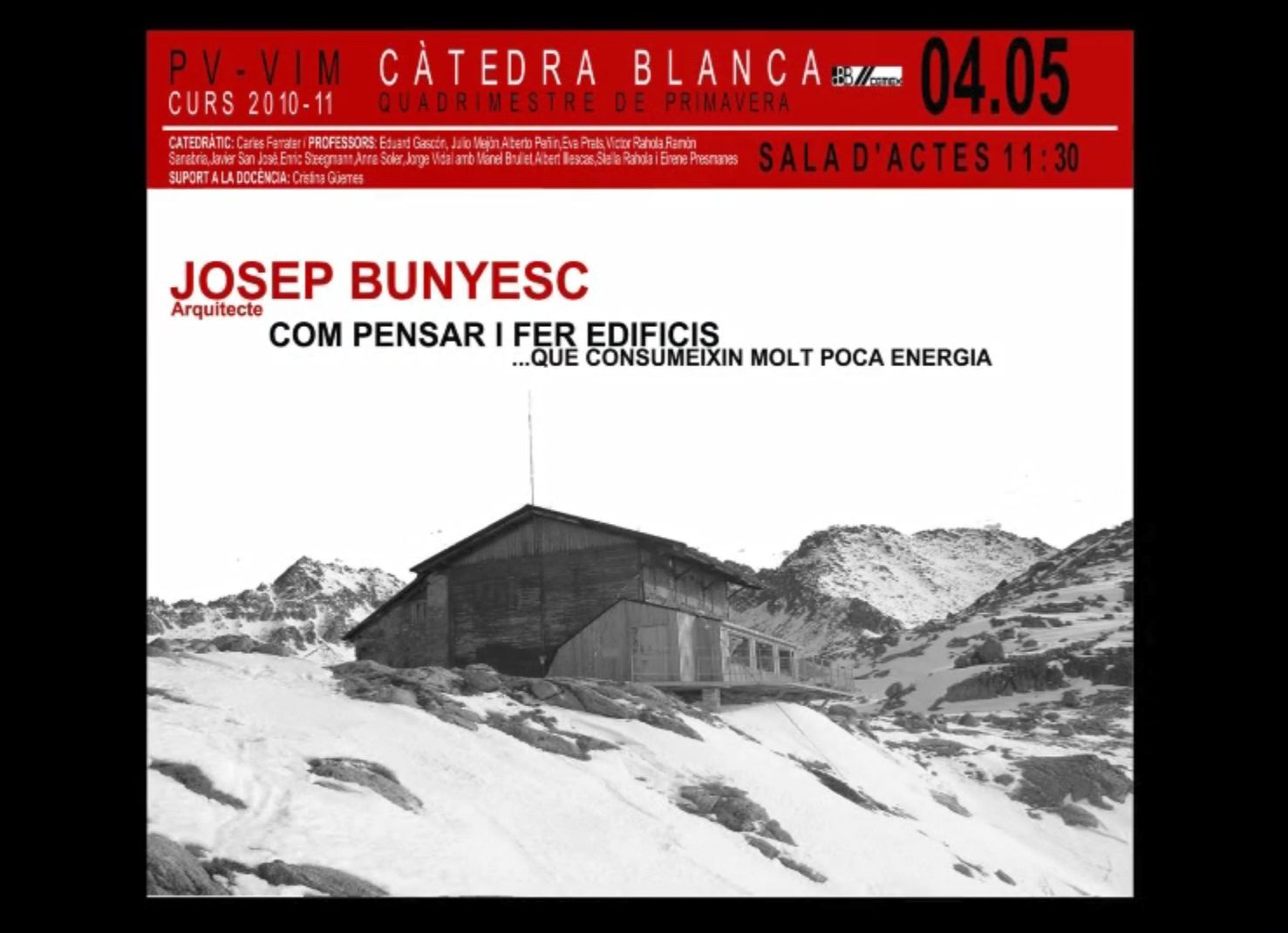 02. Com pensar i fer edificis que consumeixin molt poca energia