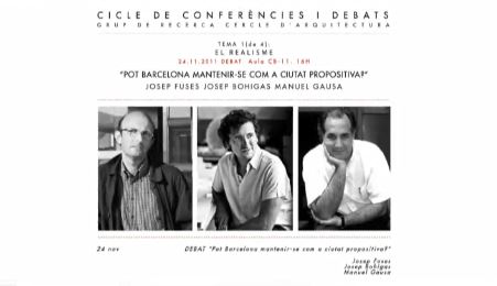03. Debat: "Pot Barcelona mantenir-se com a ciutat propositiva?"