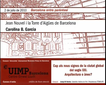 16. Jean Nouvel i la Torre d'Aigües de Barcelona