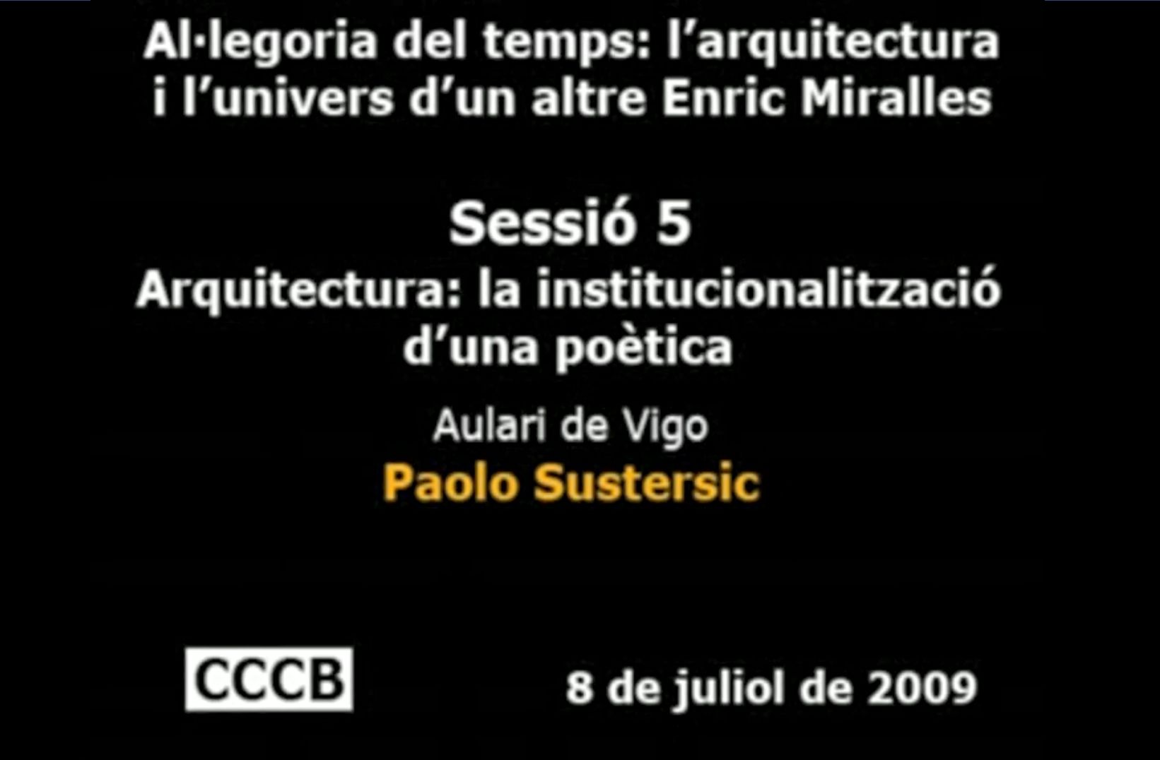 20. Sessió 5. Aulari de Vigo