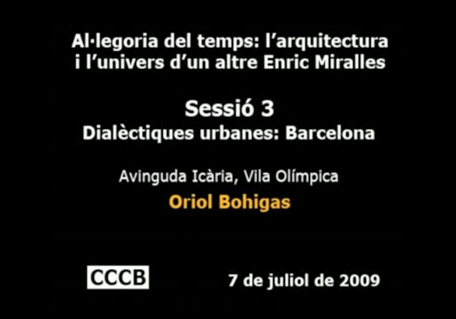 10. Sessió 3. Avinguda Icària, Vila Olimpica