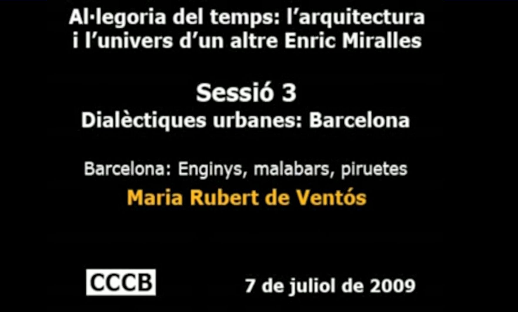 09. Sessió 3. Barcelona: Enginys, malabars, piruetes