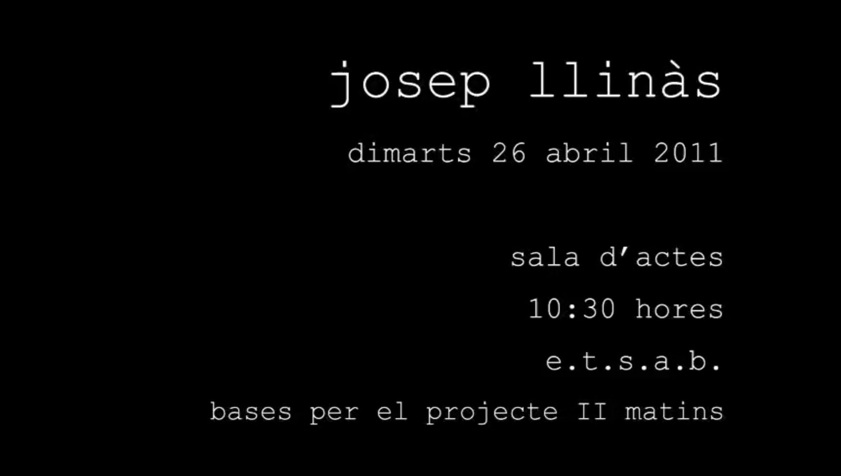 Bases per a el projecte