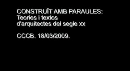 Le Corbusier: Vers une architecture (1923). Per a uns ulls que no veuen