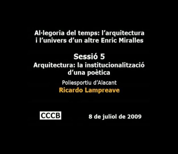 19. Sessió 5. Poliesportiu d'Alacant / Ricardo Lampeave