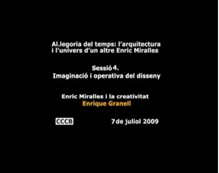 14. Sessió 4. Enric Miralles i la creativitat