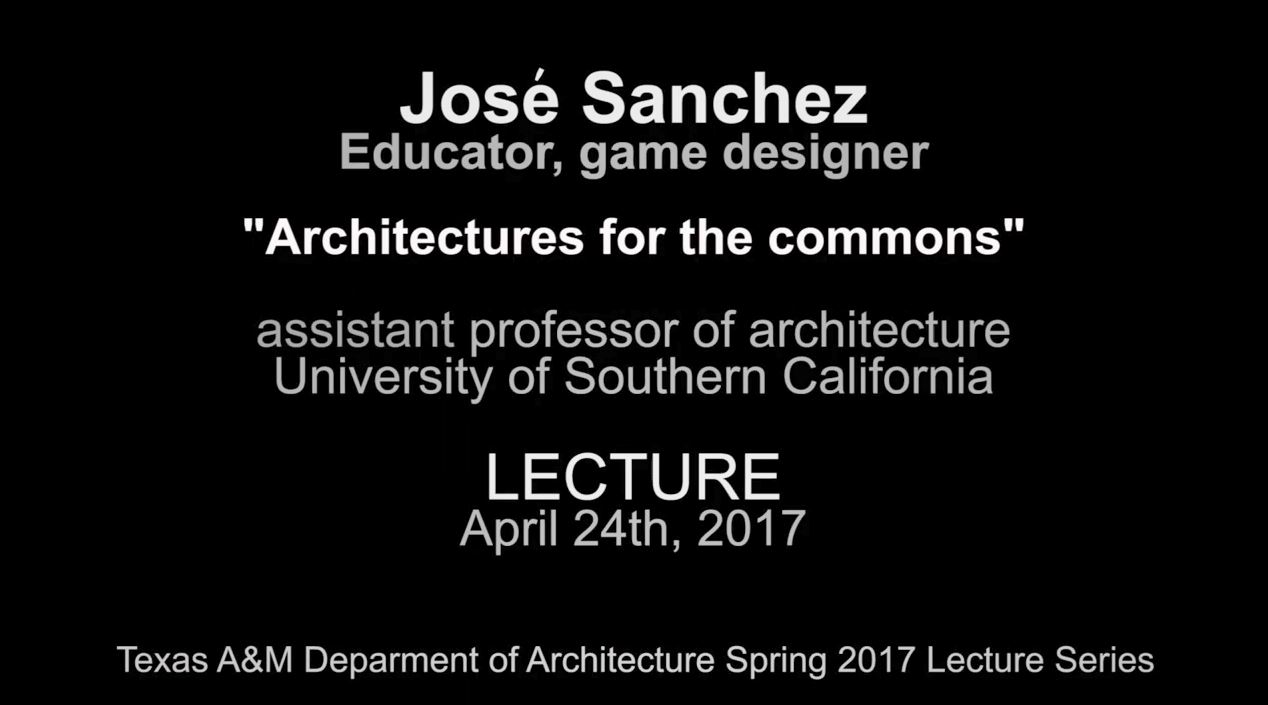 Architecture for the commons