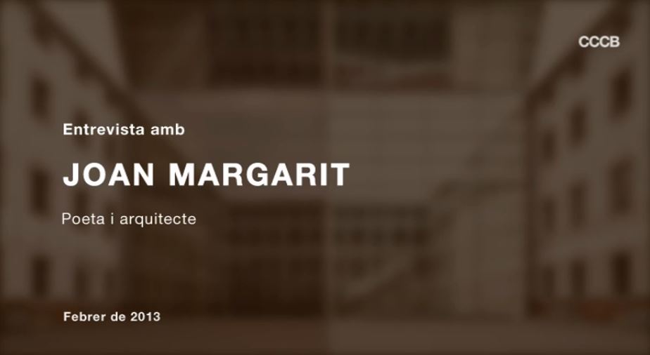 Entrevista amb Joan Margarit