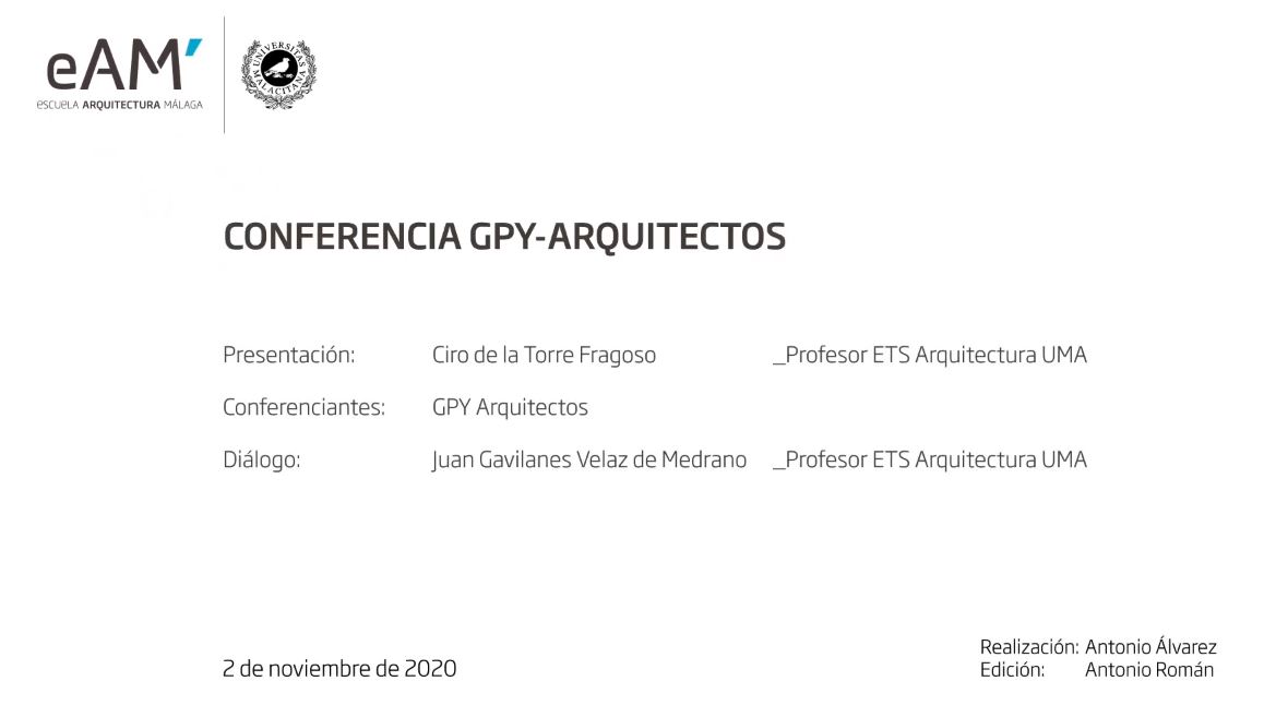 Conferencia GPY ARQUITECTOS