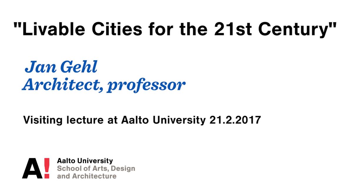 Livable Cities for the 21st Century