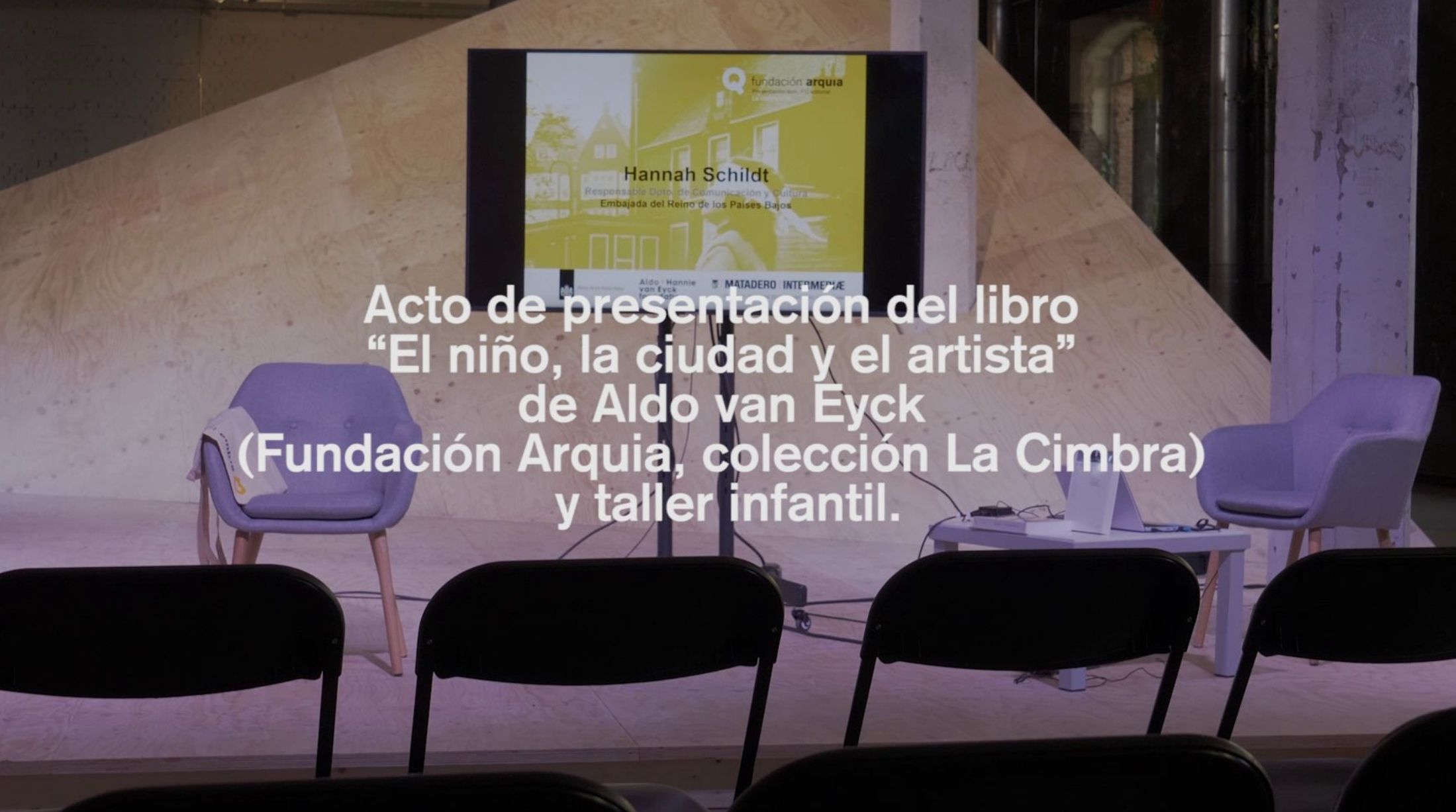 Acto de presentación del libro 'El niño, la ciudad y el artista'