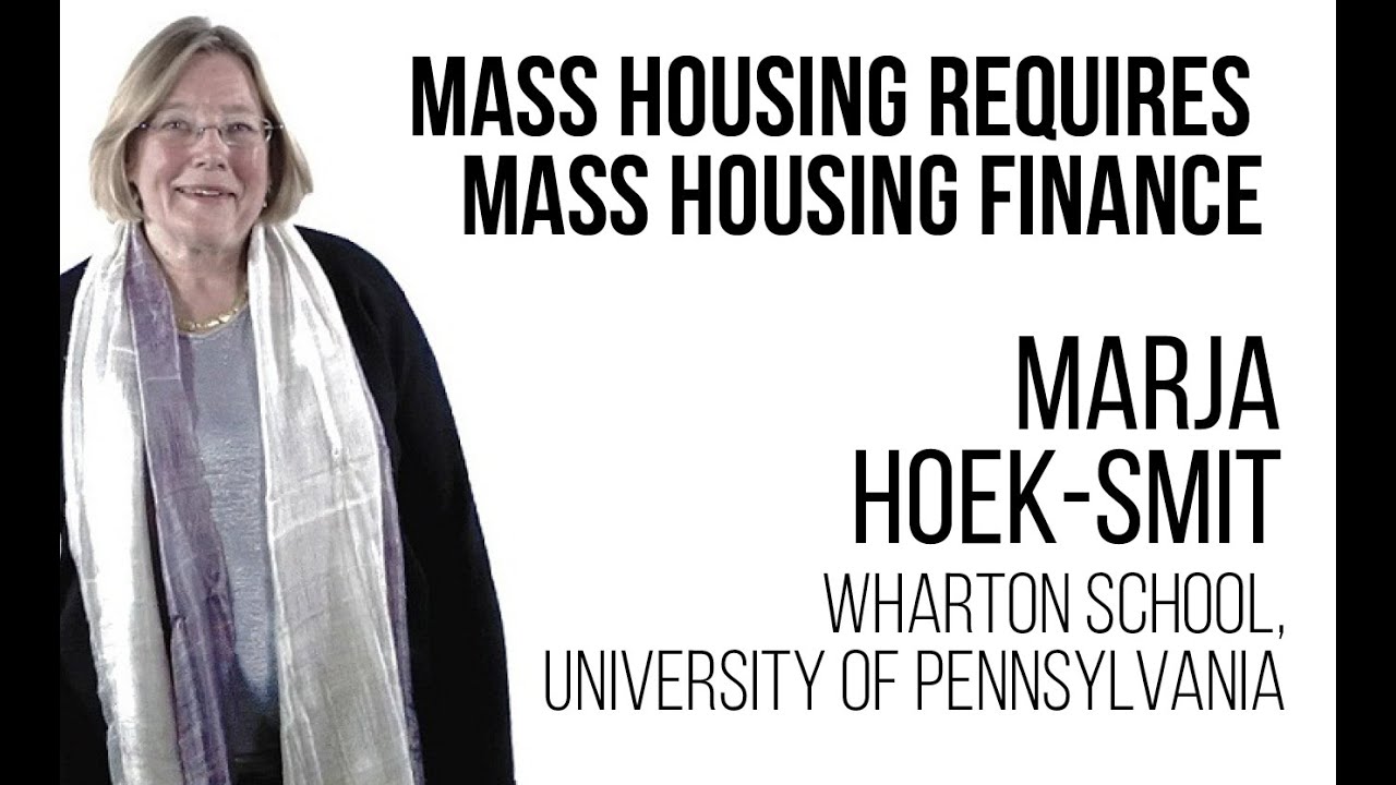 Mass Housing Requires Mass Housing Finance