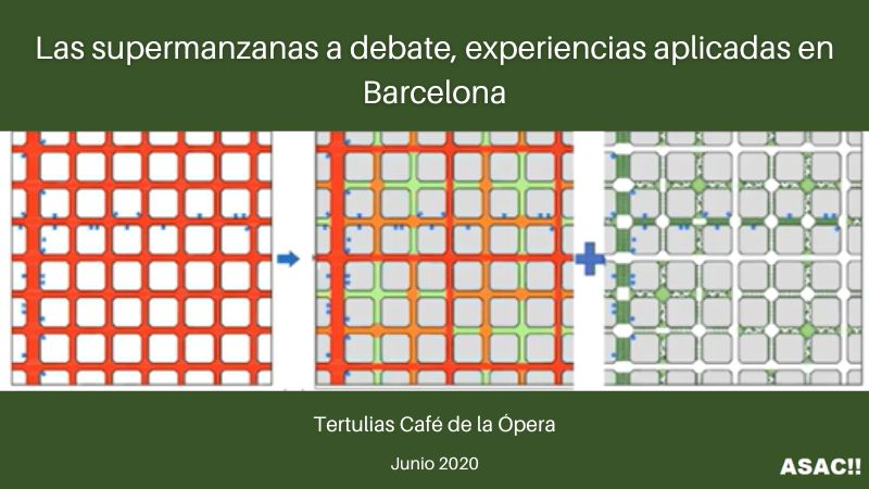 Las supermanzanas a debate, experiencias aplicadas en Barcelona