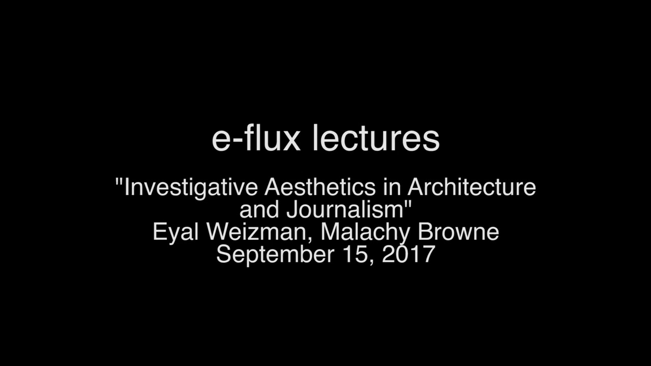 Investigative Aesthetics in Architecture and Journalism