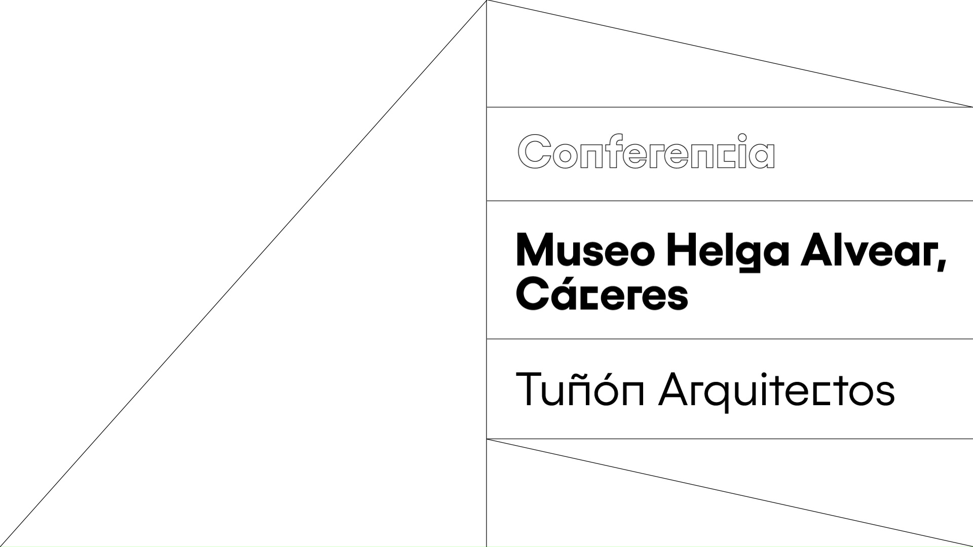 Conferencia Museo Helga Alvear, Cáceres