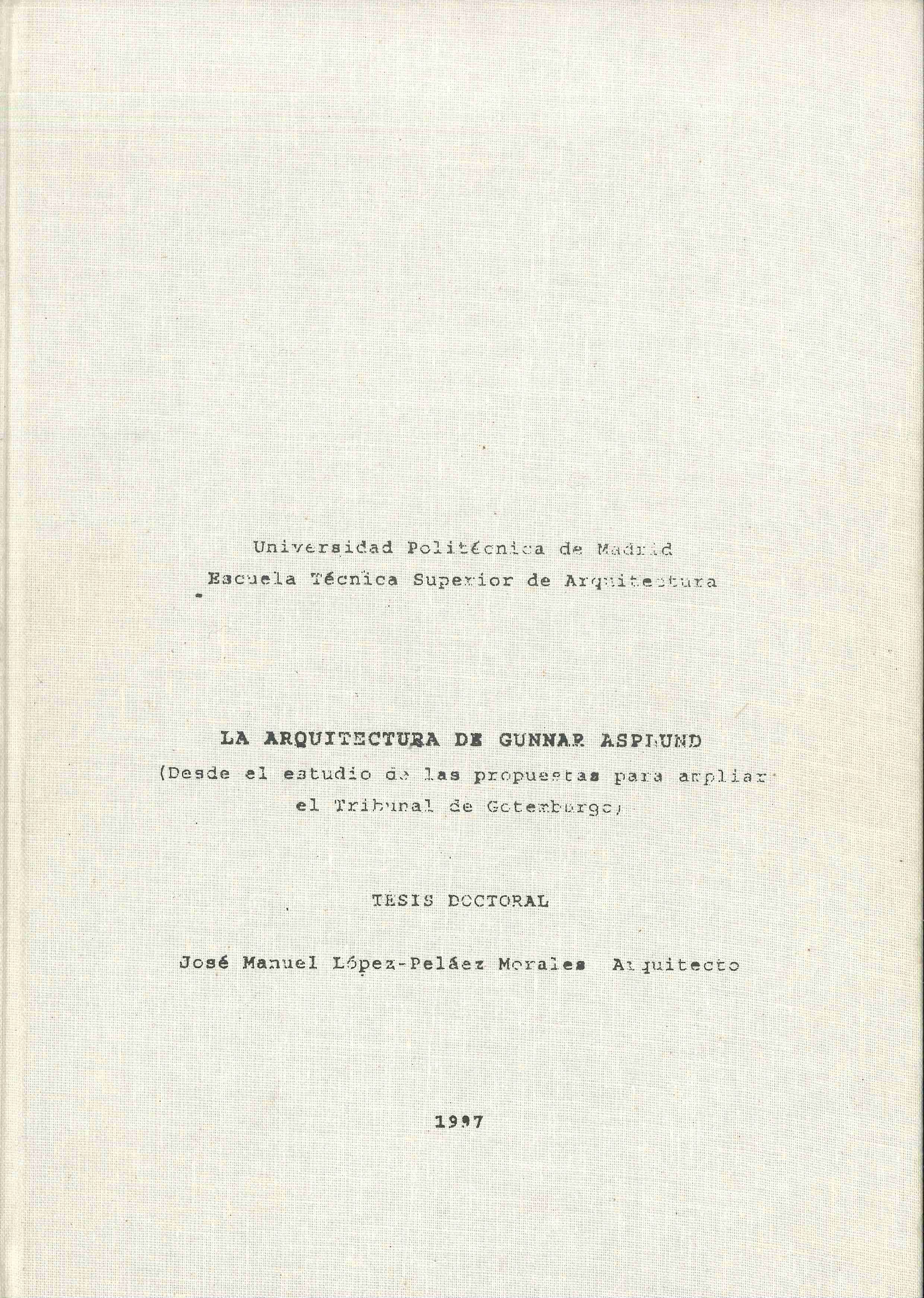La arquitectura de Gunnar Asplund