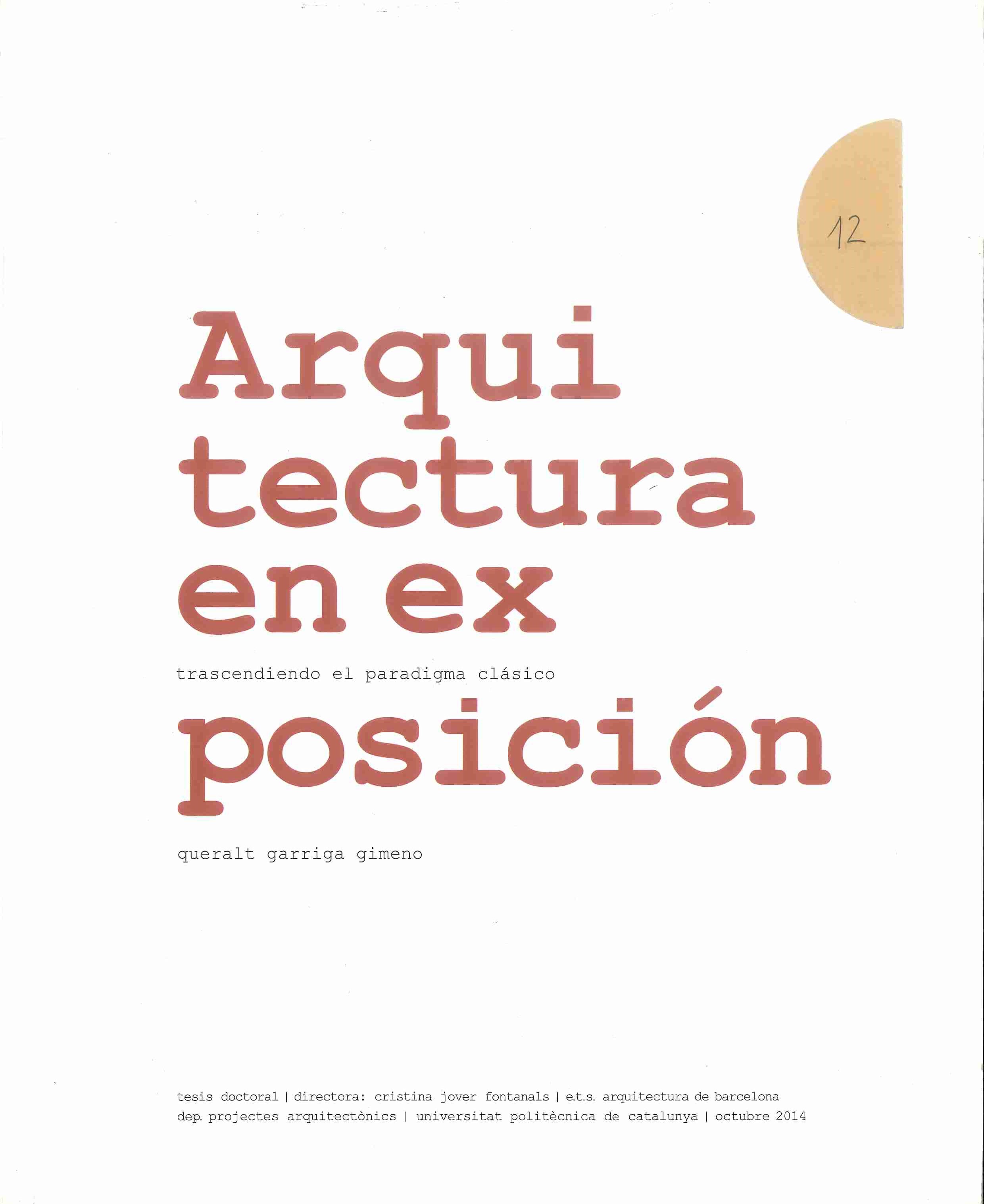 Arquitectura en exposición