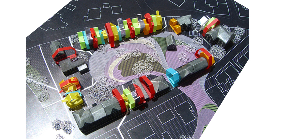 Regeneración urbana del centro de SelB, Alemania. 1º Premio Europan 9.