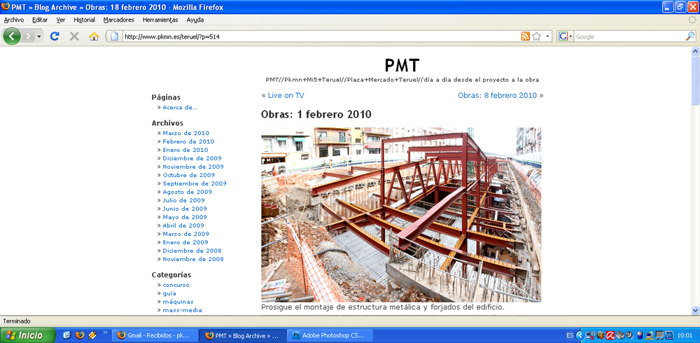 TERUELOG: DIARIO DE OBRA