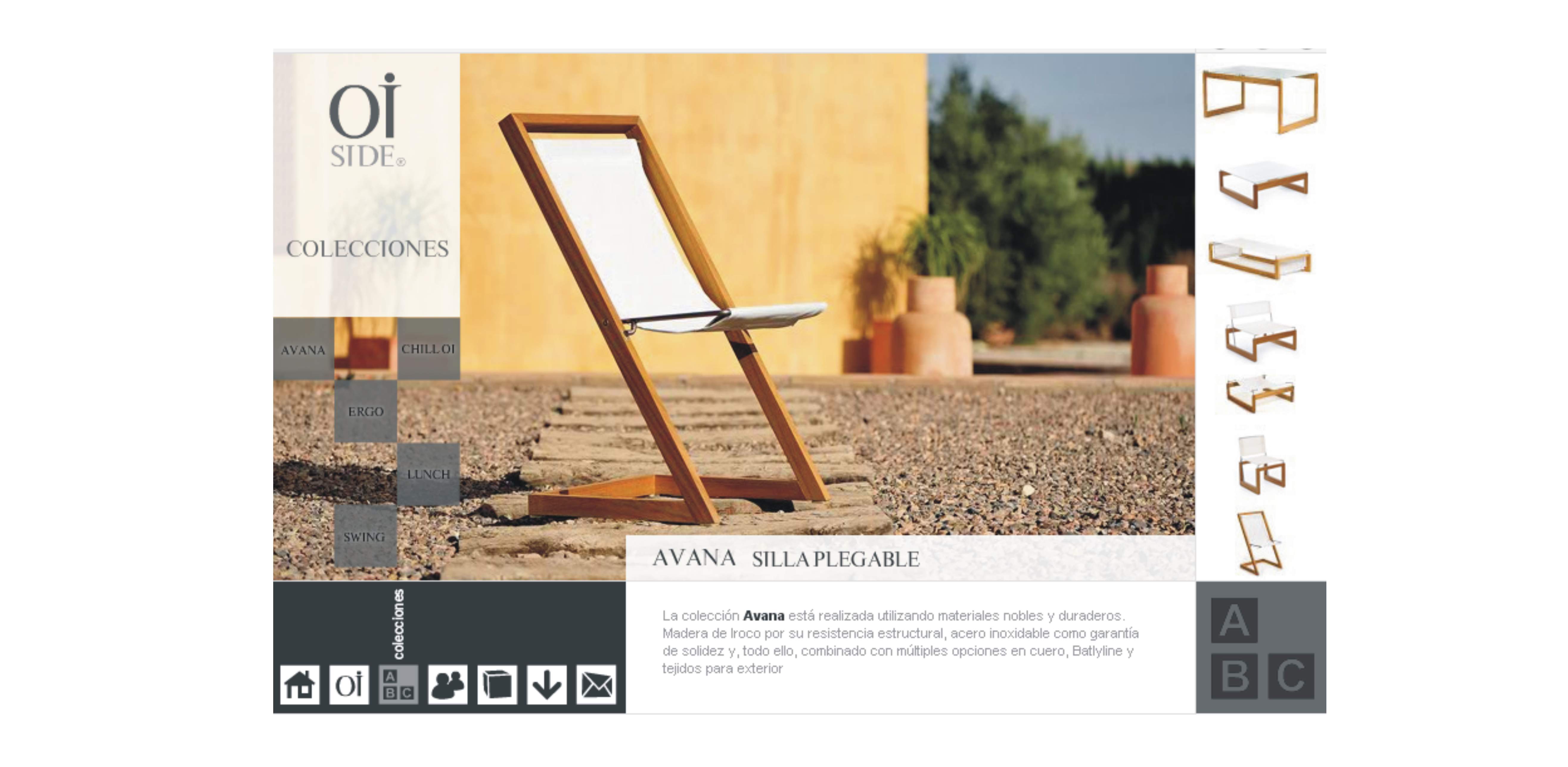 COLECCIÓN AVANA PARA LA FIRMA OI-SIDE