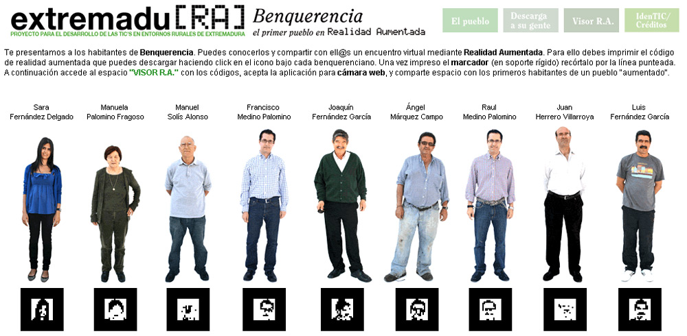 Extremadu [R.A.]. Benquerencia, el primer pueblo en Realidad Aumentada