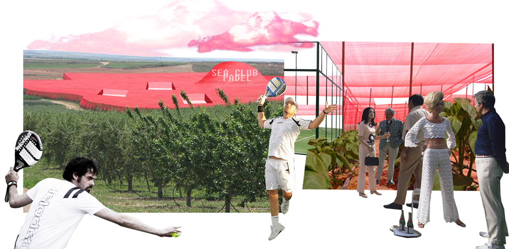 CLUB DE PADEL (6750m3 de aire rojo maculado)