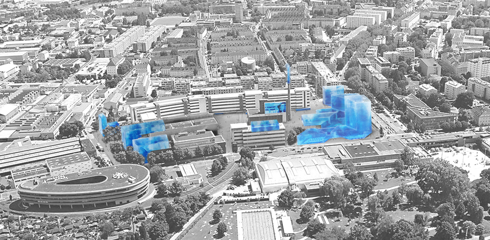 Regeneración de la Tabakfabrik de Peter Behrens en Linz, Austria. Concurso Europan11. 2º Premio.