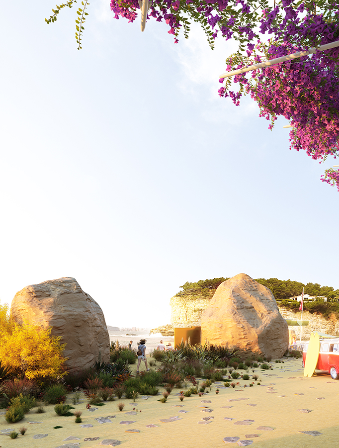 Nuevo Reino Mineral. Revalorización de la Cala Advocat, Benissa, Alicante