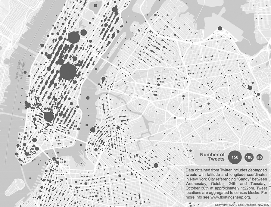 El análisis de los “Big Data” como herramienta de gestión urbana.  Estudio de caso: Huracán Sandy.
