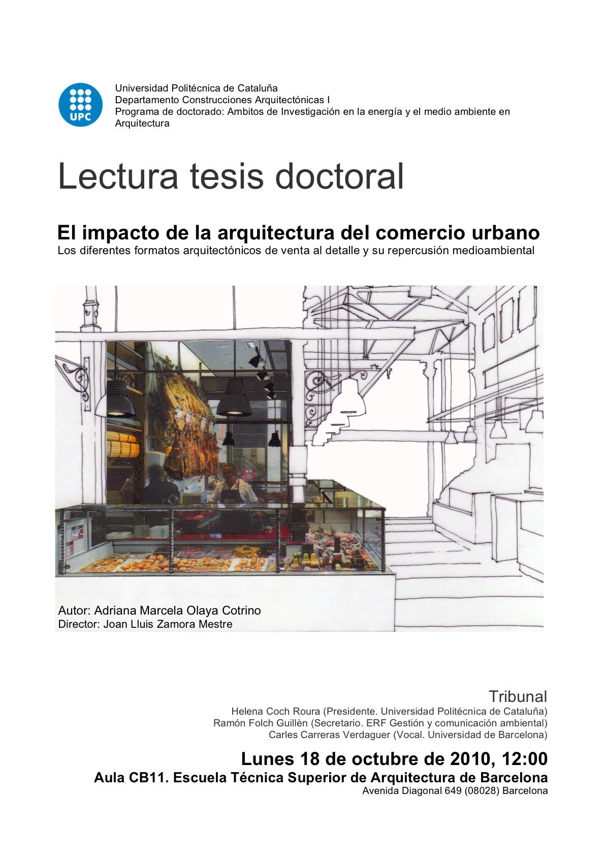 El impacto (ambiental) de la arquitectura del comercio urbano